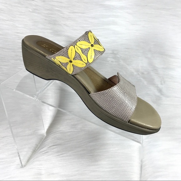 Naot Port Sandals Beige Yellow Shoes 40 US 9 - Picture 2 of 8
